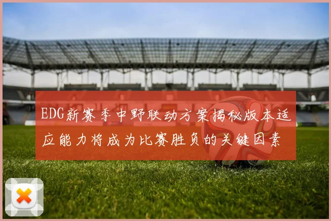 EDG新赛季中野联动方案揭秘版本适应能力将成为比赛胜负的关键因素